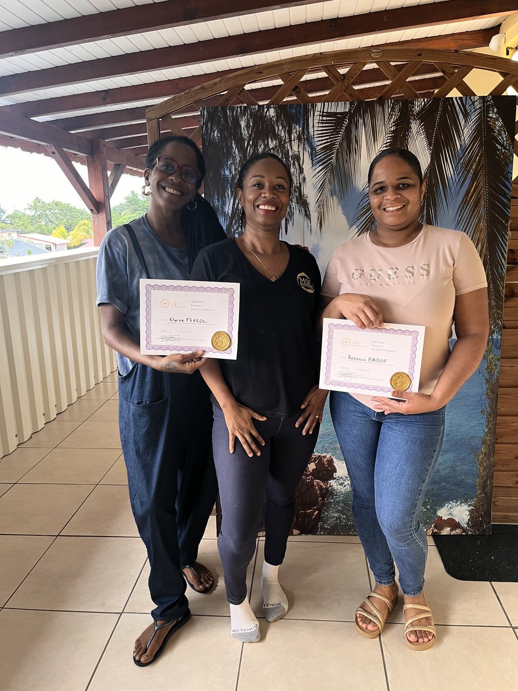 Remise des certificats Praticien Le 6ème Continent